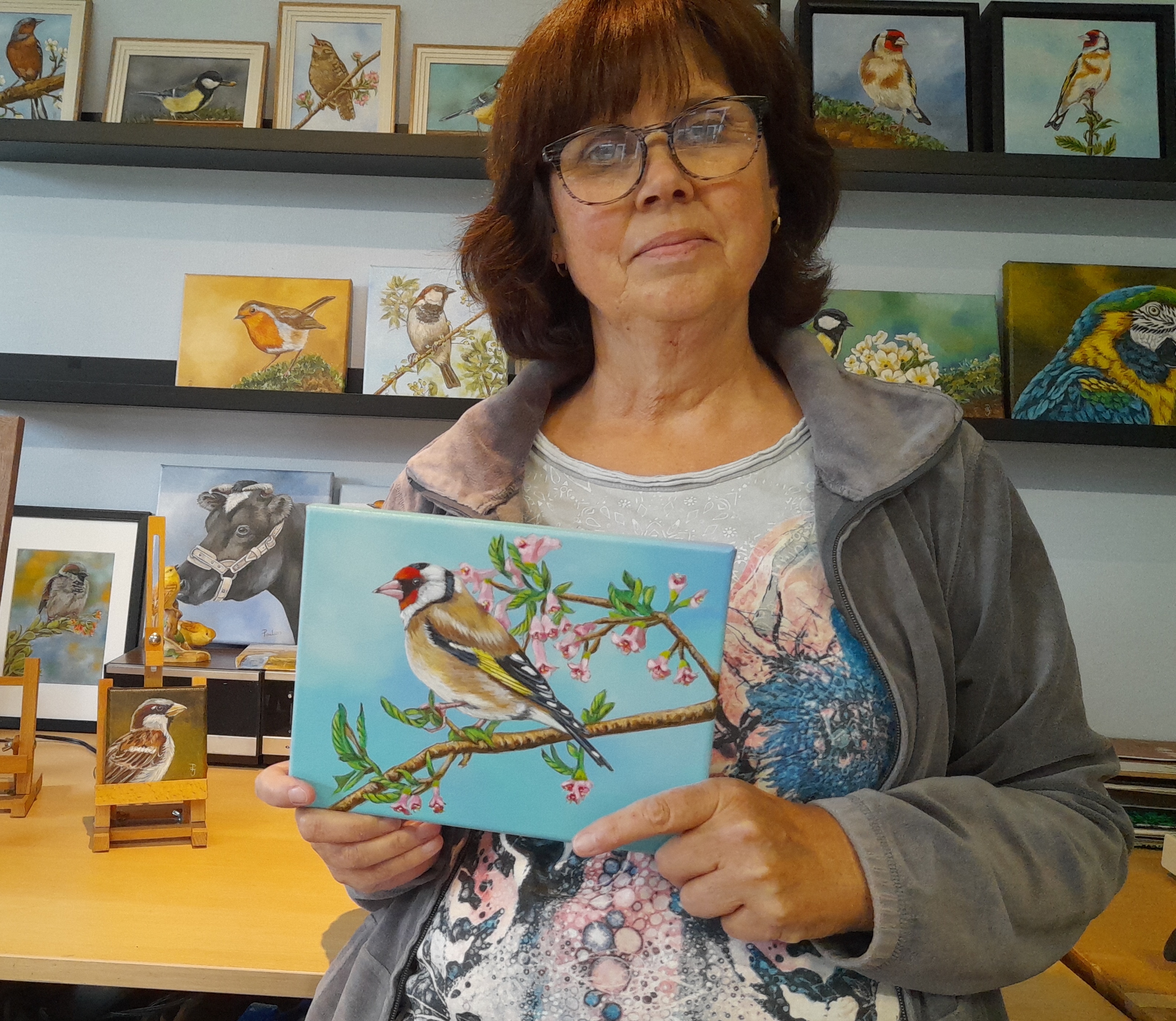 vogelschilderij vogelschilderijtjes vogel schilderij