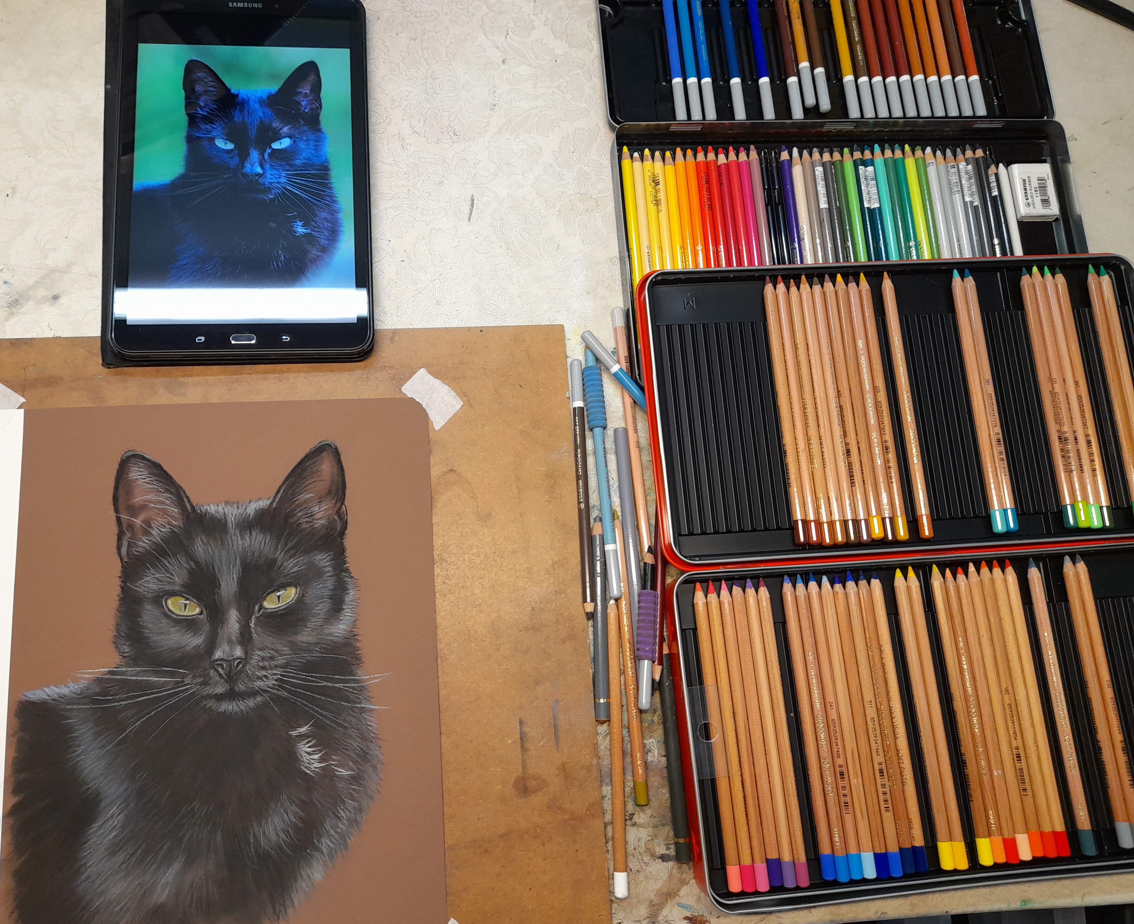 opdracht katten schilderij kat portret